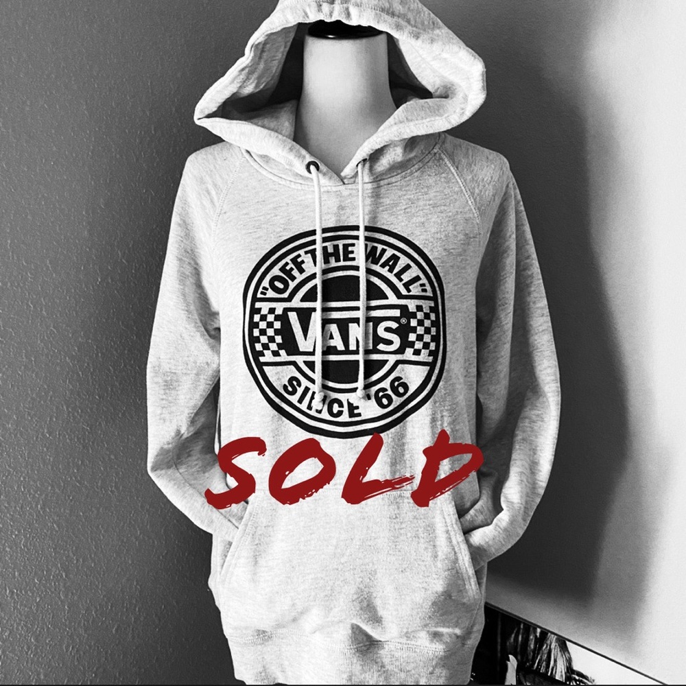 Vans Women’s Light Gray Hoodie